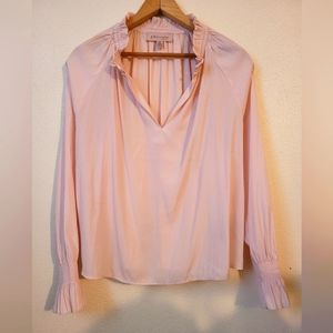 Philosophy, light pink, peasant detail, flowy top